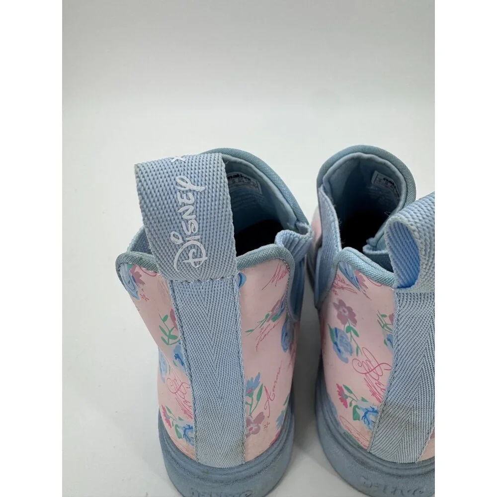 Disney X Native Kids Pink & Blue Floral Princess Rain Boots size 1